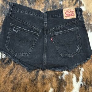 Levi's 501 black Denim Women's Shorts